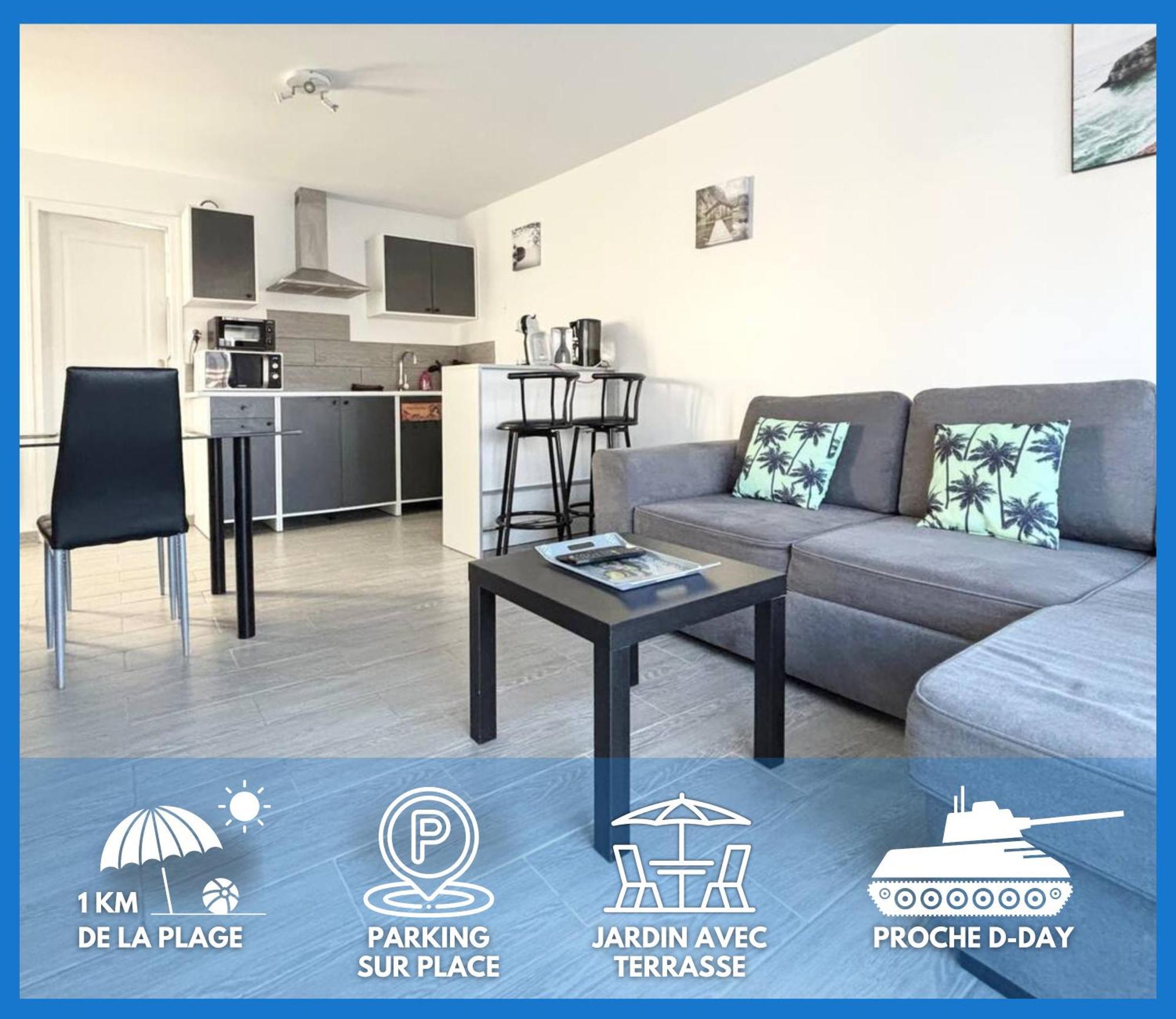 Casa vacanze Maison Rénovée 800 M Omaha Avec Extérieur Aménagé Proche Port En Bessin *